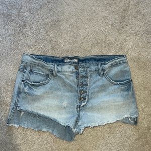 Free People Loving Good Vibrations Cutoffs